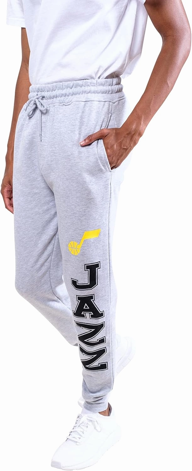 Ultra Game Men's NBA Official Super Soft Game Day Jogger Sweatpants