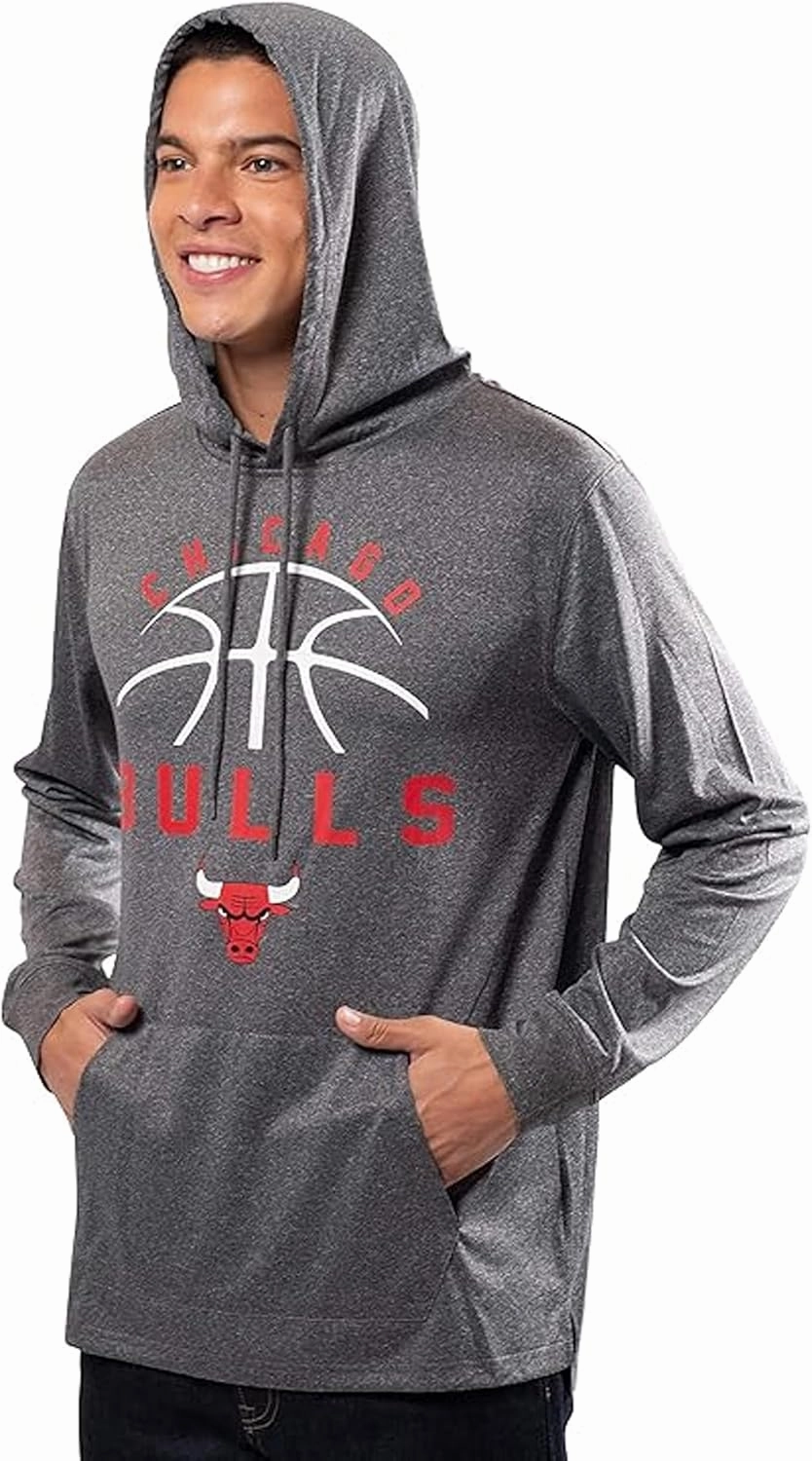 Ultra Game Men's NBA Official Super Soft Lightweight Pullover Hoodie Sweatshirt