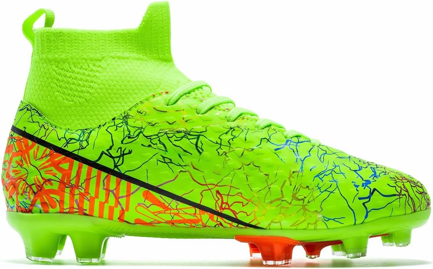 Unisex-Adult Soccer Cleats Lightweight Futsal Training Football Shoes for Big Boys