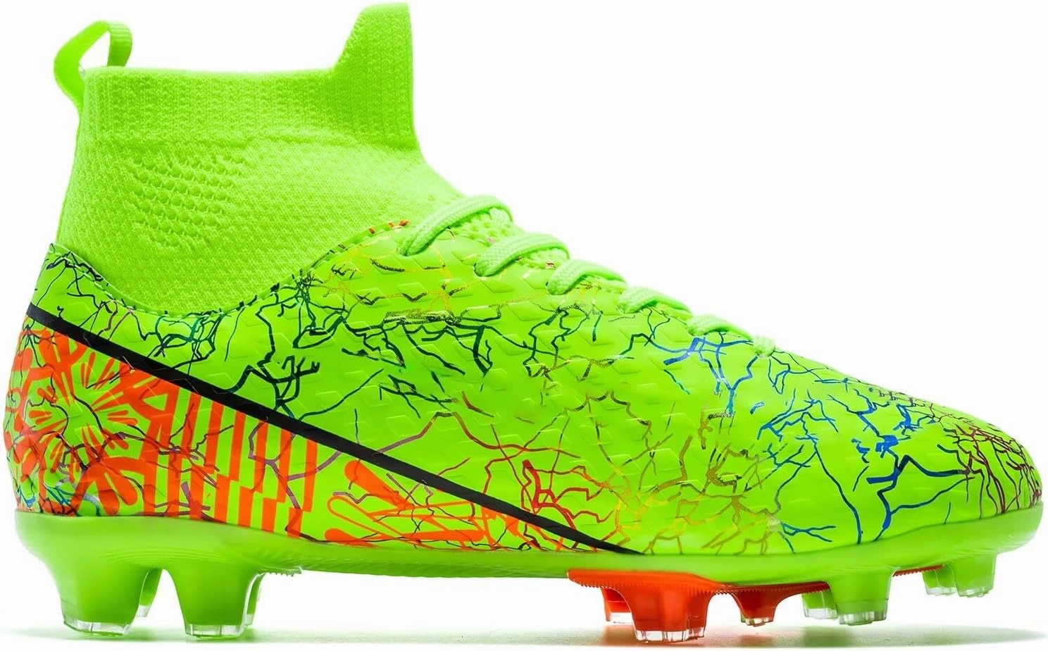 Unisex-Adult Soccer Cleats Lightweight Futsal Training Football Shoes for Big Boys