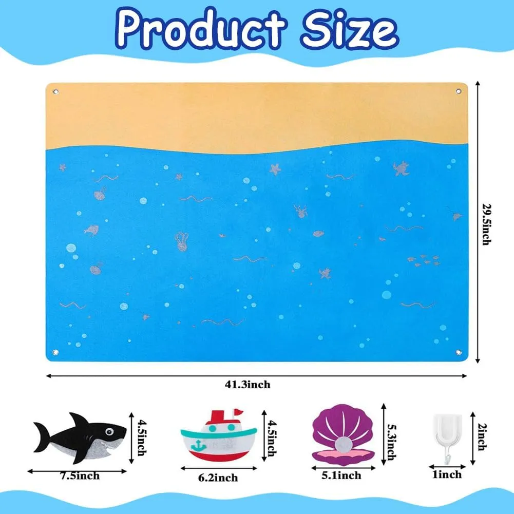 Universe Felt Story Board Set,Preschool Educational Flannel Play Mat,Planets Alien Galaxy Reusable Interactive Early Learning and Storytelling Kit Wall Hanging Gift for Toddlers Boys Girls (Universe)