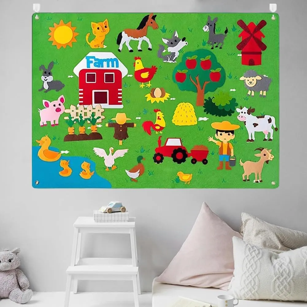 Universe Felt Story Board Set,Preschool Educational Flannel Play Mat,Planets Alien Galaxy Reusable Interactive Early Learning and Storytelling Kit Wall Hanging Gift for Toddlers Boys Girls (Universe)