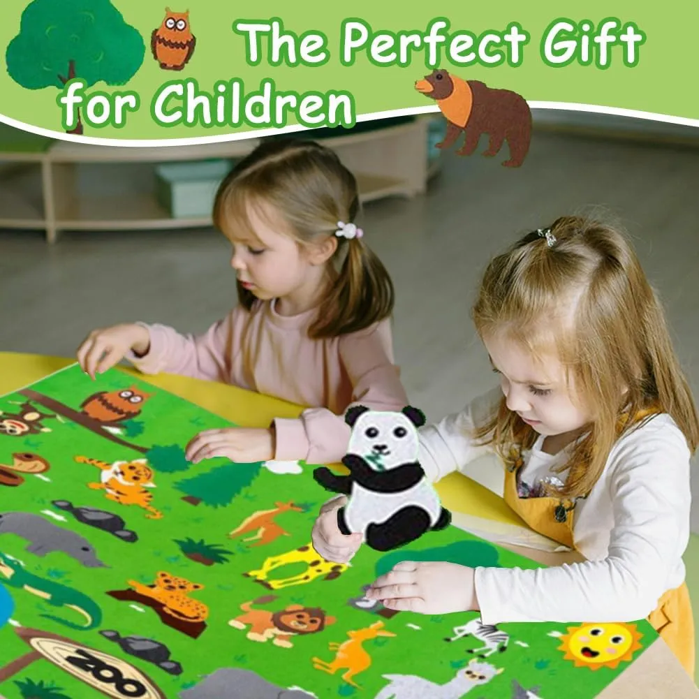 Universe Felt Story Board Set,Preschool Educational Flannel Play Mat,Planets Alien Galaxy Reusable Interactive Early Learning and Storytelling Kit Wall Hanging Gift for Toddlers Boys Girls (Universe)