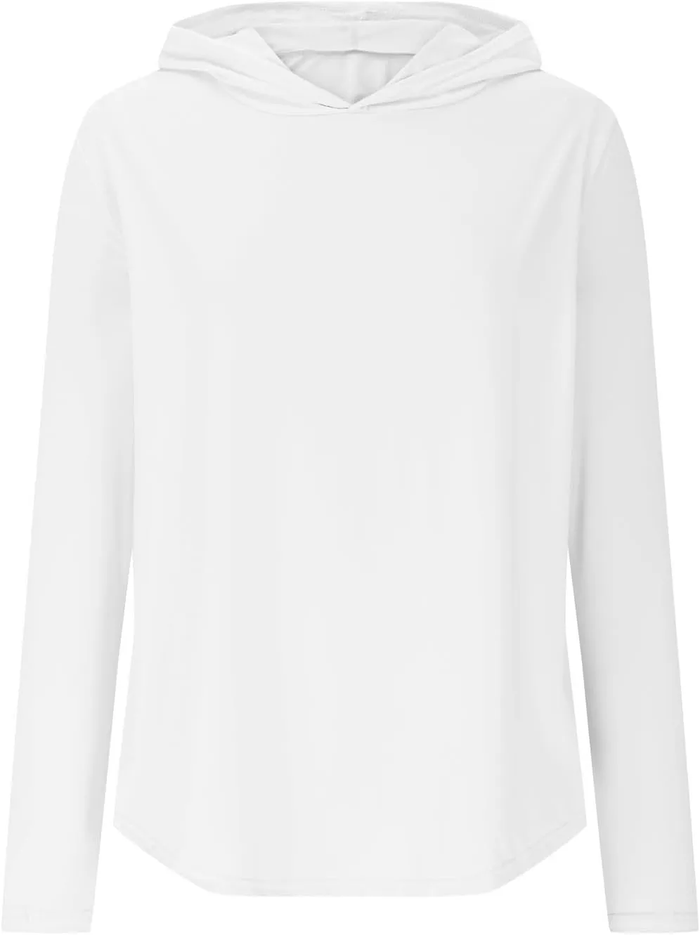 UPF 50  Women's Sun Shirt UV Protection Hoodie Lightweight Breathable Long Sleeve Outdoor Rash Guard Hooded T-Shirt