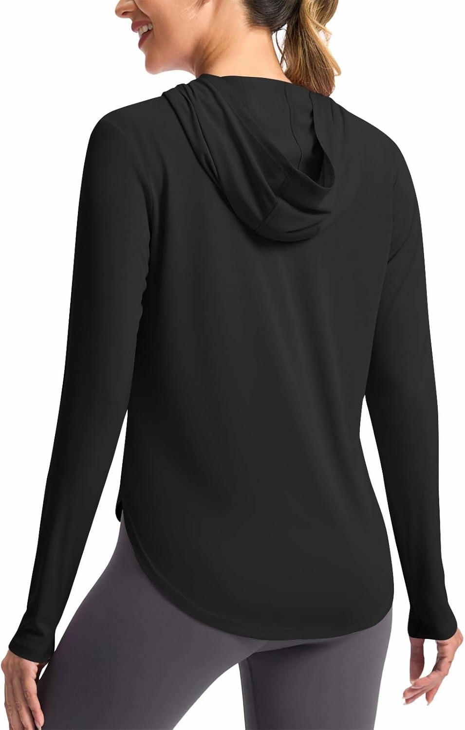 UPF 50  Long Sleeve Women Summer UV Protrction Rash Guard Shirts Casual Lightweight Running Swimming Outdoor Hoodie