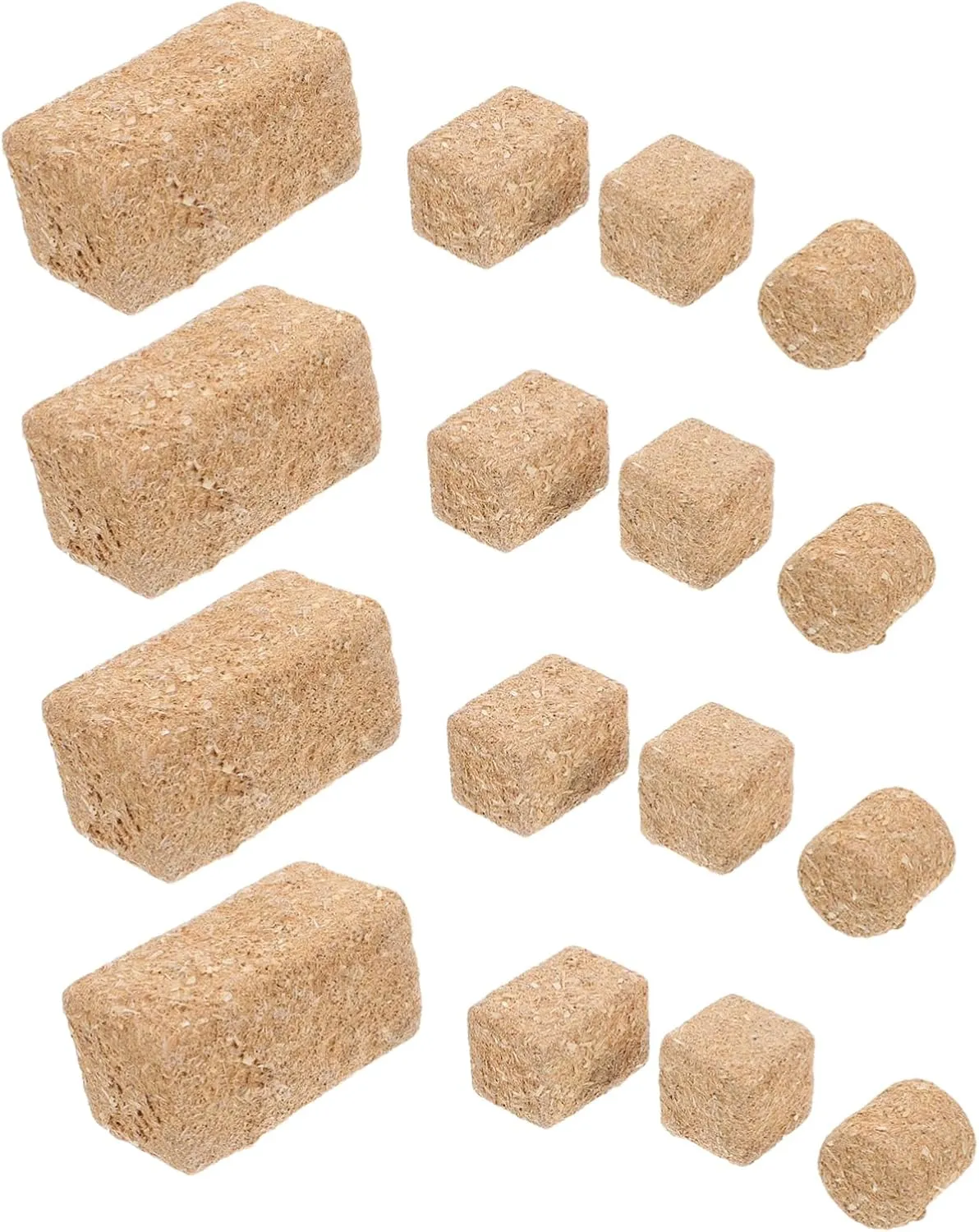 UPKOCH 4 Sets Miniature Hay Bales of Realistic Haystack Decorations for Dollhouse Mini Garden Lightweight Versatile Straw for Crafts for Farm Scenes Creative Layouts
