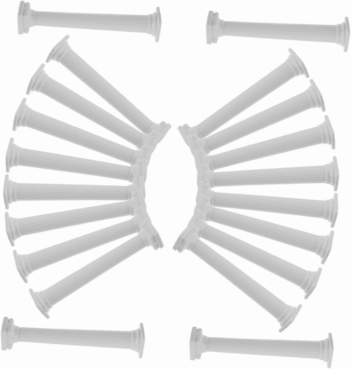 UPKOCH 20pcs Mini Roman Pillar Statues for Dollhouse Decorations Sturdy Columns for Home Decor Wedding Table Centerpieces and Micro Landscape Sculptures