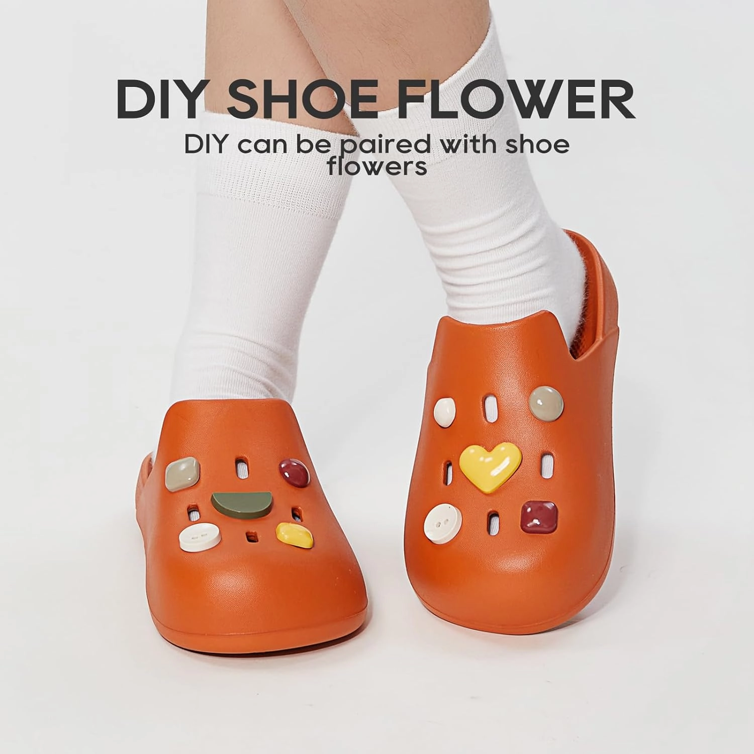 utune Cute Platform Clogs for Women Summer Garden Shoes Men Beach Pool Sandals House Slippers Bathroom Water Shoes Thick Sole Non Slip Clogs Slippers