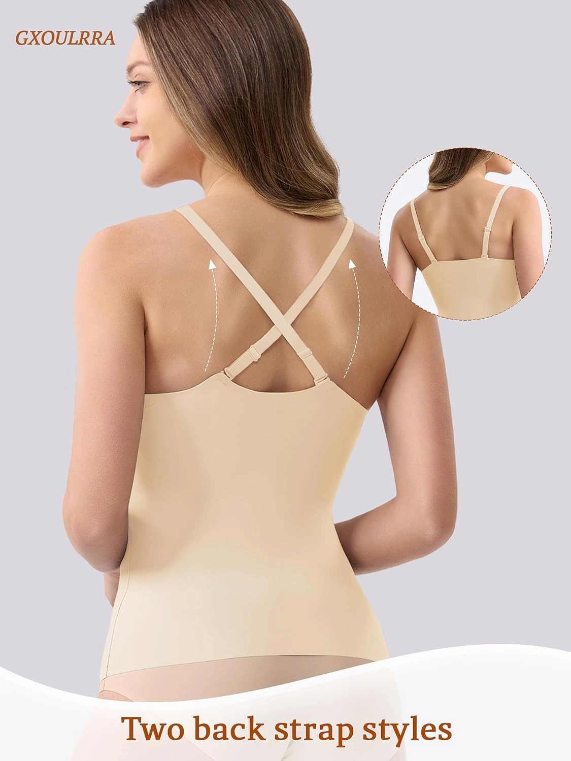 V Lace Wireless Camisole Tank Tops for Women Seamless Spaghetti Straps Camis