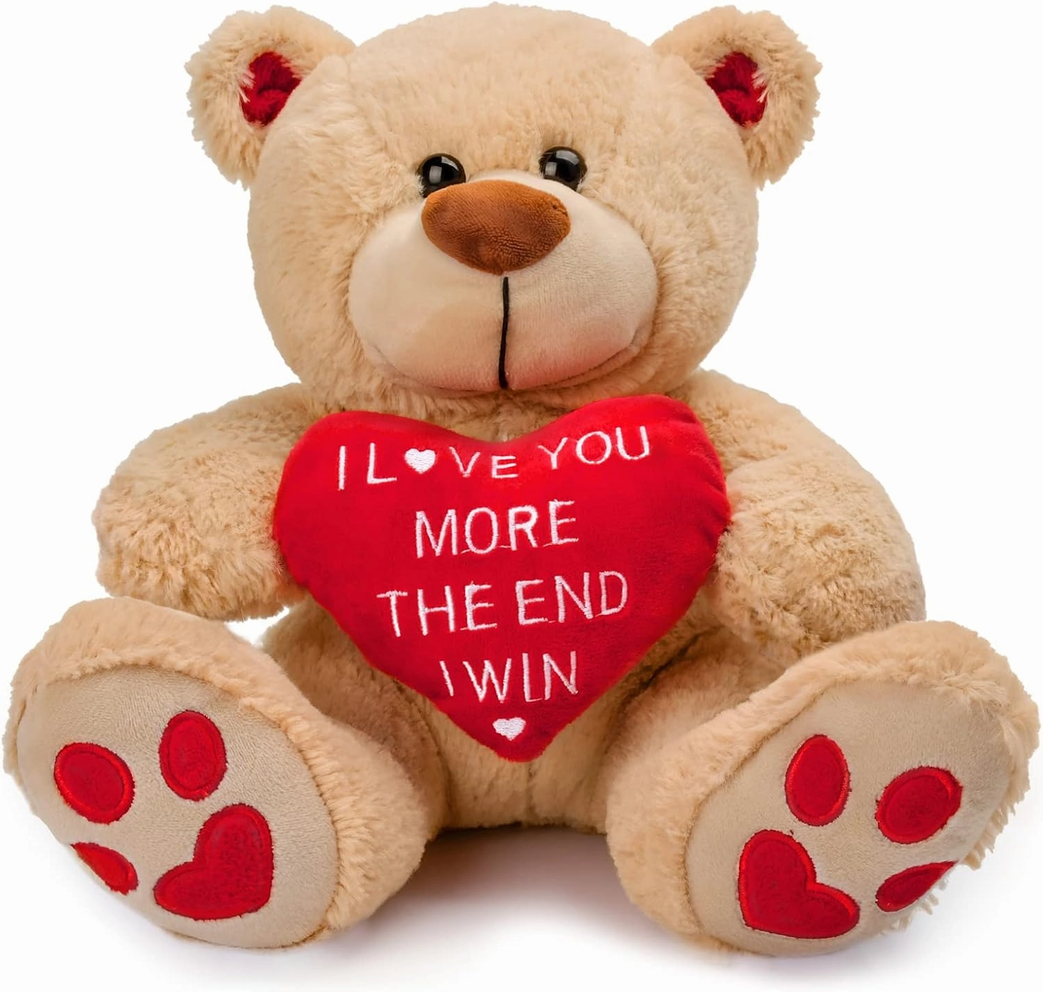 Valentines Gifts for Her Him Kids Girlfriend Boyfriend Wife Mom Fiancée, Valentines Gifts for Women, Valentine's Teddy Bear - 10 Inches, Funny Cute Stuffed Animal Plush Present for Birthday