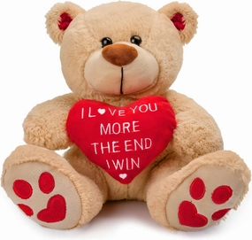 Valentines Gifts for Her Him Kids Girlfriend Boyfriend Wife Mom Fiancée, Valentines Gifts for Women, Valentine's Teddy Bear - 10 Inches, Funny Cute Stuffed Animal Plush Present for Birthday