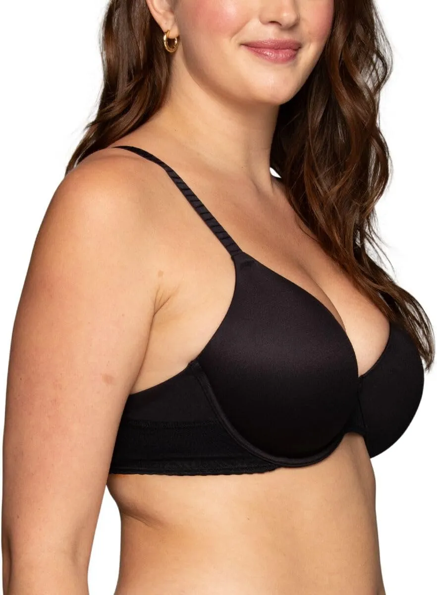 Vanity Fair Women's Effortless Underwire Bra, Buttery Soft Fabric & Lightweight Memory Foam Cups up to DD