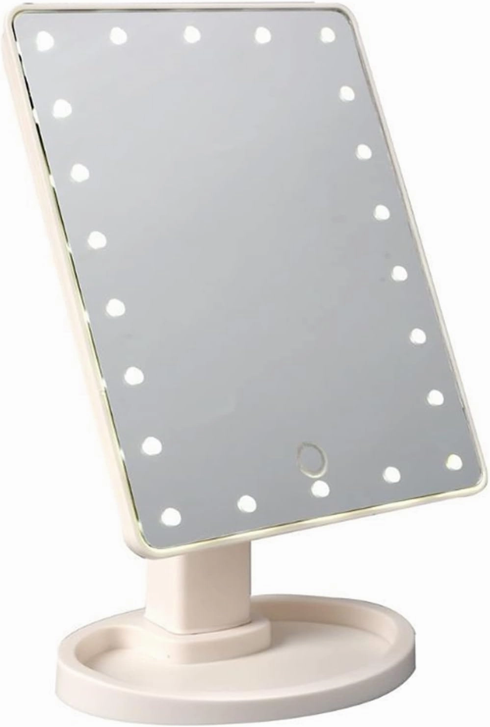 Vanity Mirror Makeup Mirror with Light Personal Touch Screen 360° Rotatable Make Up Mirror U2JD (Color : B) (B)