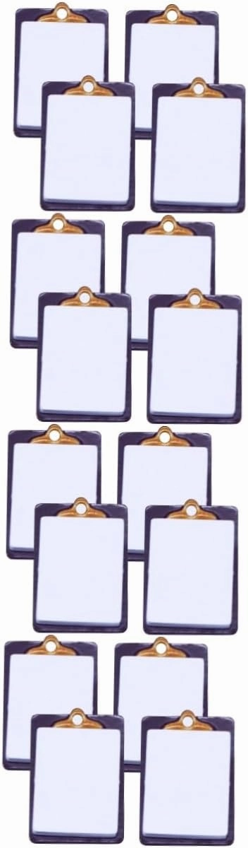 VANZACK 3sets Dollhouse Study Model Mini Writing Board Toy Toy House Accessory Cute Clipboard Storage Mini School Things 4pcs*3
