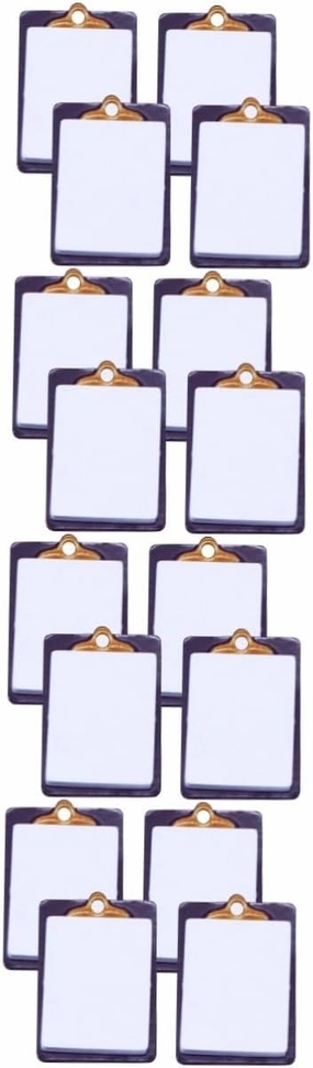 VANZACK 3sets Dollhouse Study Model Mini Writing Board Toy Toy House Accessory Cute Clipboard Storage Mini School Things 4pcs*3