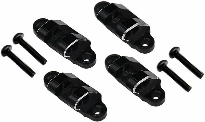 VERBANA for Losi Mini LMT 1:18 RC Car Aluminum Alloy Lower Shock Absorber Fixed Seat Aperture Adjustable Kit Replacement for Losi Mini LMT 1:18 4WD RC Car Accessories Part