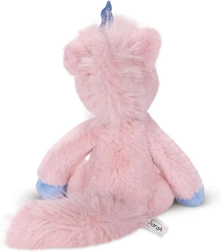 Vermont Teddy Bear Buddy Unicorn Stuffed Animal - Pink Plush, 15 Inch, Unicorn Toys