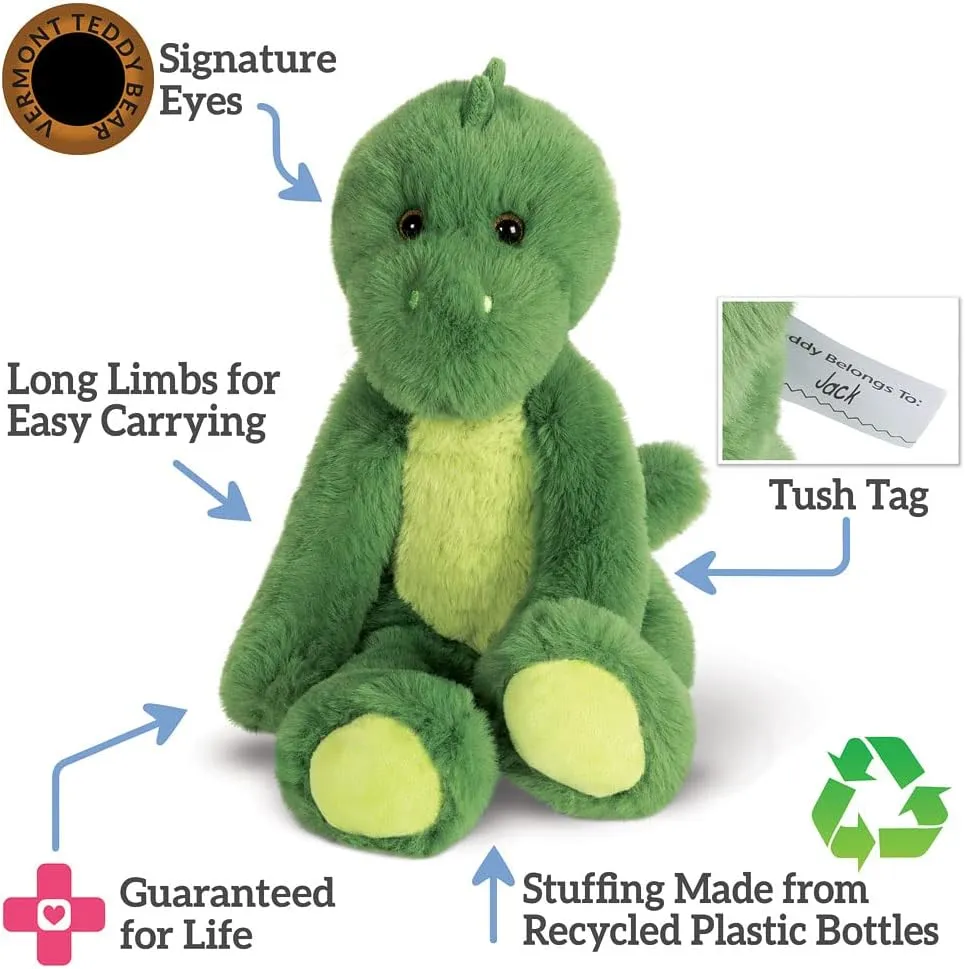 Vermont Teddy Bear Dinosaur Stuffed Animal - Plush Dinosaur, Buddy, 15 Inch