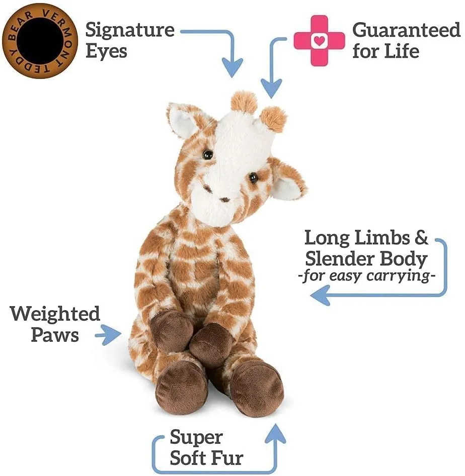 Vermont Teddy Bear Stuffed Giraffe - Buddy Giraffe Stuffed Animal, 15 Inch