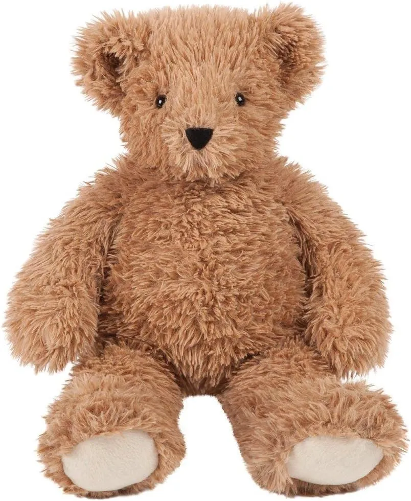 Vermont Teddy Bear Super Soft Almond Brown Teddy Bear – 18 Inch Plush Stuffed Animal to Sleep with, Cozy Bear Plush, Crafted in The USA