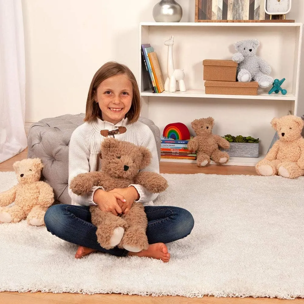 Vermont Teddy Bear Super Soft Almond Brown Teddy Bear – 18 Inch Plush Stuffed Animal to Sleep with, Cozy Bear Plush, Crafted in The USA
