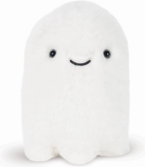 Vermont Teddy Bear Ghost 18 Inch Soft Plush, Glow in The Dark Halloween Collectible for Kids & Adults - Perfect Halloween Decor & Gift