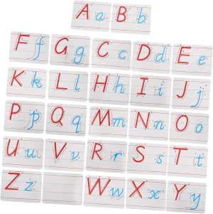 VILLCASE Cute Refrigerator Magnets 1 Set of Alphabet Magnets Flat Fridge Letters for Preschool Spelling Games