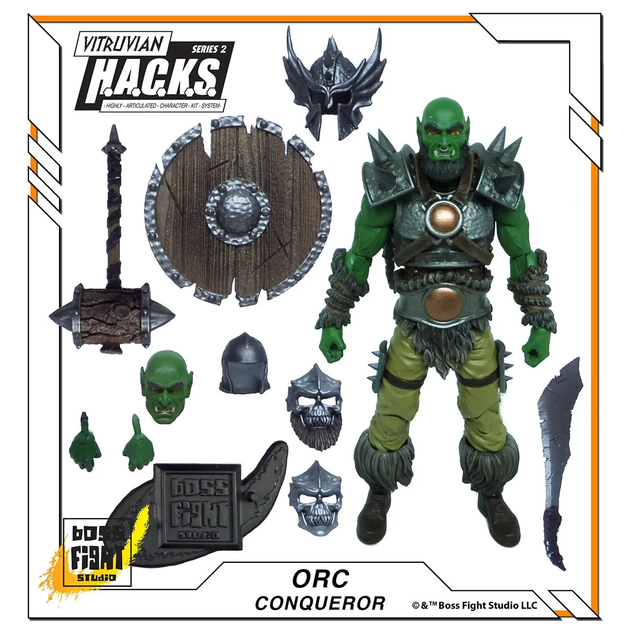 VITRUVIAN H.A.C.K.S. - Series 2 - Male ORC CONQUEROR