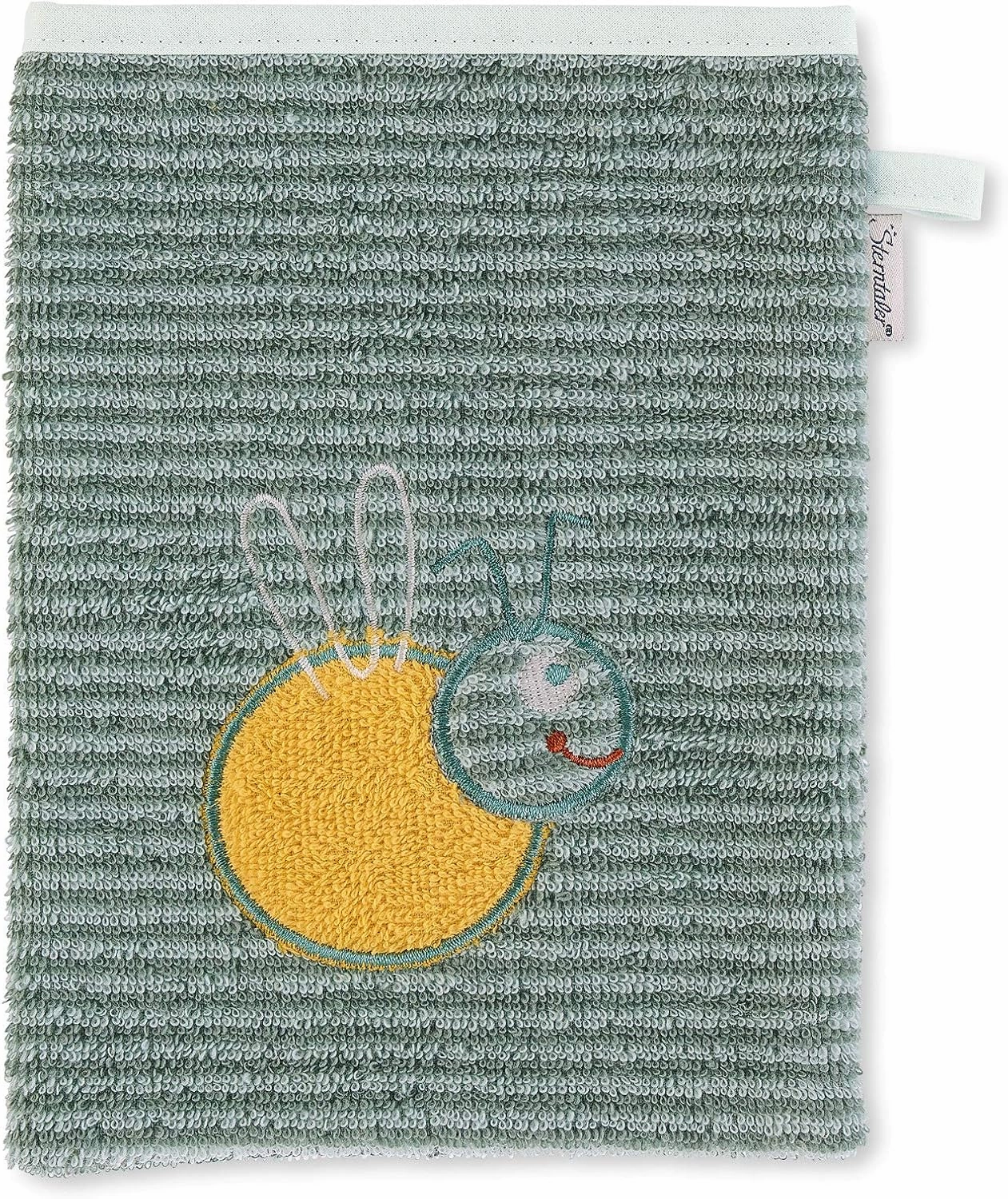 Waschhandschuh Bär Ben, Größe: 21 x 15 cm, Mittelgrün