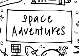 Washable Silicone Coloring Mat - Space Adventures