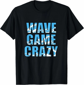 Wave Game Crazy Fitted T-Shirt