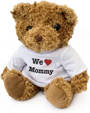 WE Love Mommy - Adorable Lovely Soft Brown Teddy Bear - Gift Present