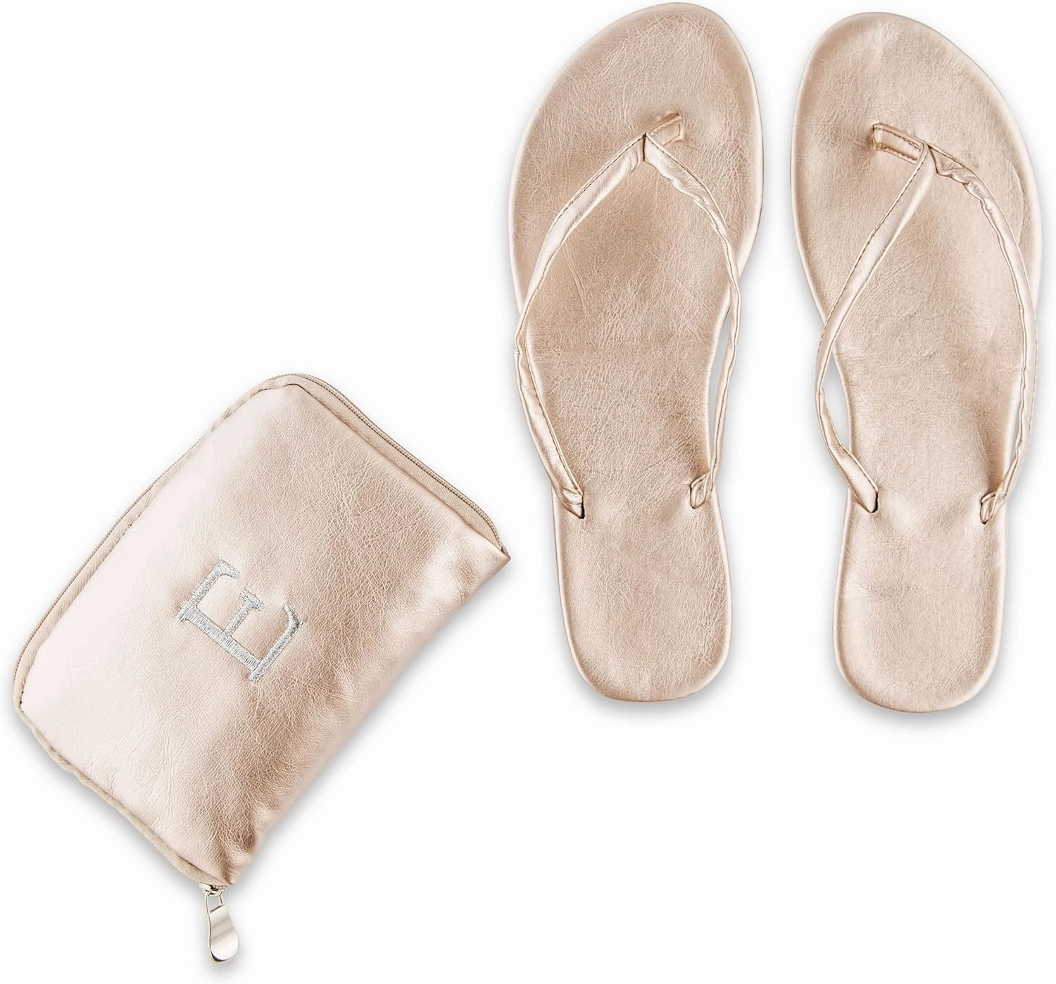 WEDDINGSTAR Custom Embroidered Foldable Flip Flop Wedding Favors