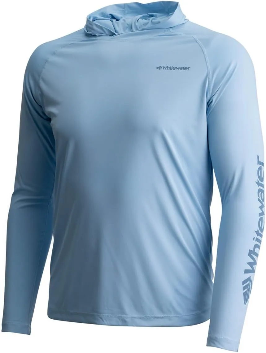 Whitewater Fishing Lightweight Rays Hoodie - UPF 50  Sun Protection, Moisture-Wicking, and Cooling Technology
