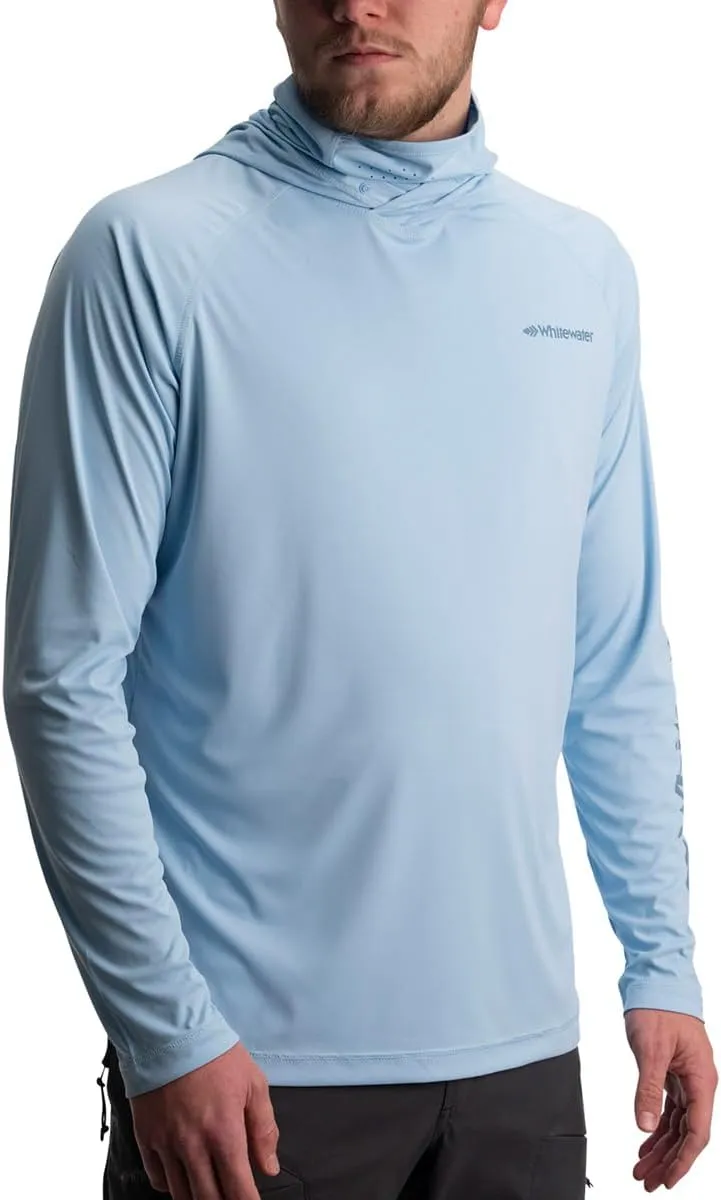 Whitewater Fishing Lightweight Rays Hoodie - UPF 50  Sun Protection, Moisture-Wicking, and Cooling Technology