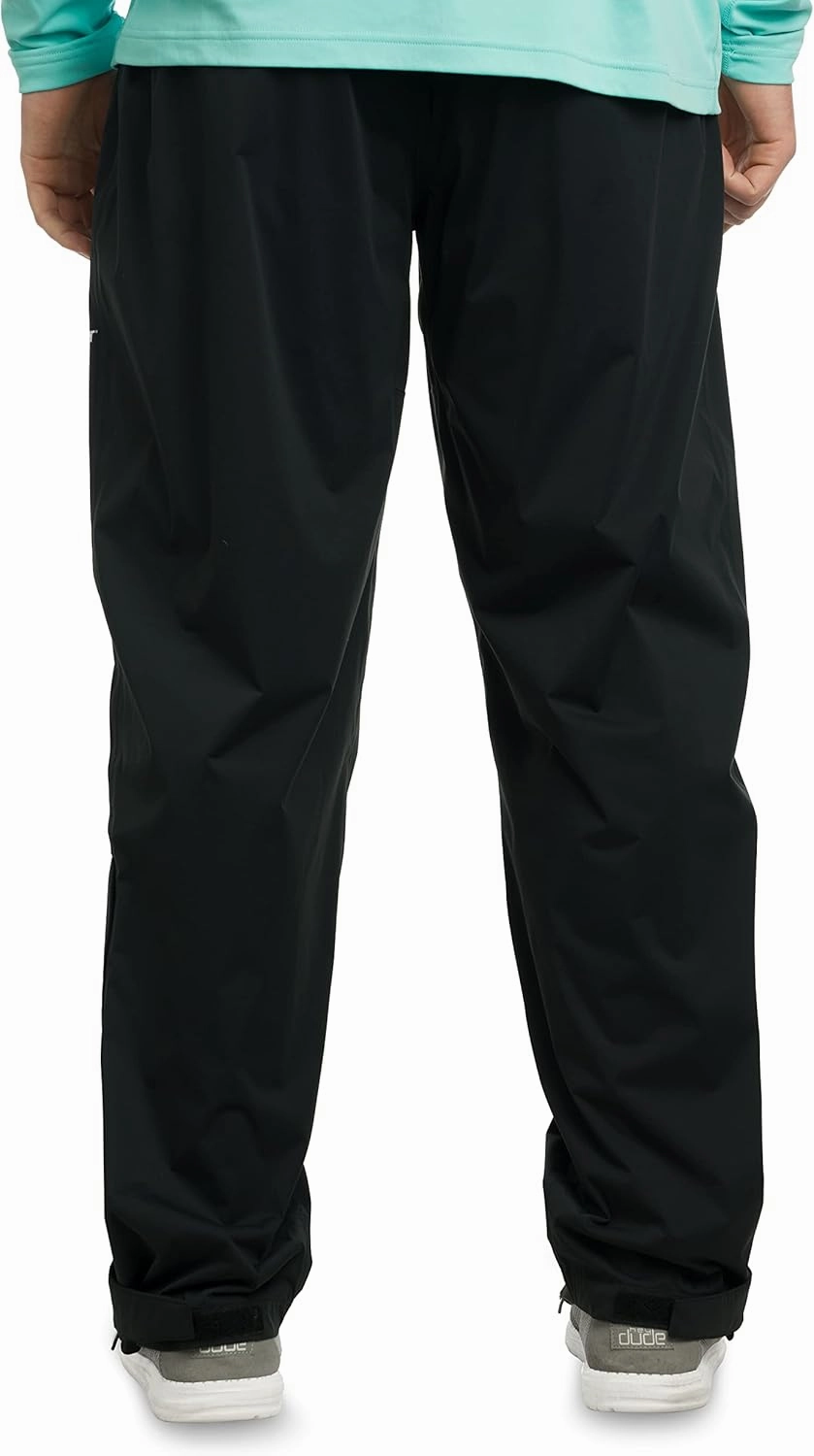 Whitewater Fishing Men’s Packable Rain Pants, Lightweight Waterproof Rain Gear