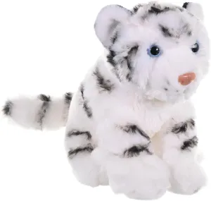 Wild Republic White Tiger Plush, Stuffed Animal, Plush Toy, Gifts for Kids, Cuddlekins 8 Inches,Multicolor