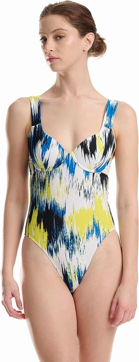 Wolford Essentials One-Piece Swimsuit for Women Beachwear Underwire Bra Silhouette Lined Cups Swimwear for Beach and Pool