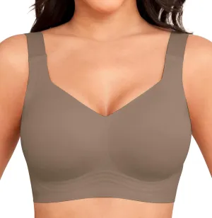 Women Wirefree Bras for Women Full Coverage No Underwire Everyday Bras Comfortable Wireless Padded Bras
