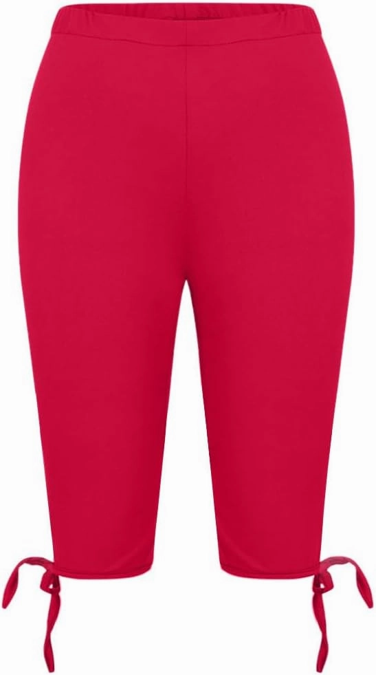 Women Elastic Comfy Yoga Sports Shorts Summer Casual Knee Length Leggings Athletic Workout Biker Shorts