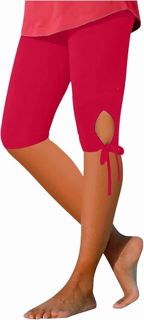Women Elastic Comfy Yoga Sports Shorts Summer Casual Knee Length Leggings Athletic Workout Biker Shorts