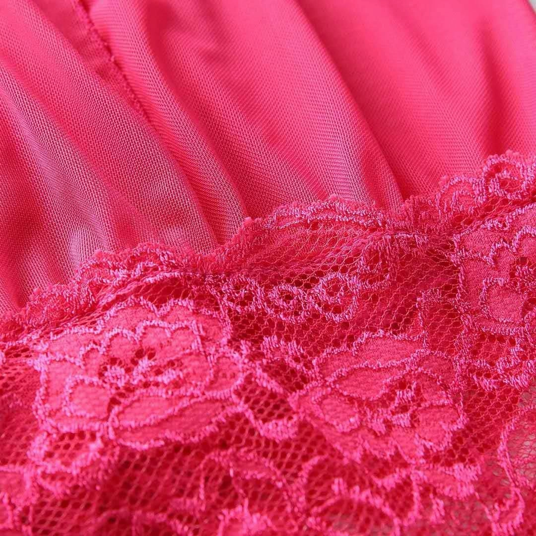 Women Lingerie Sheer Lace Mini Babydoll Teddy Sexy Bodysuit Backless Sleepwear