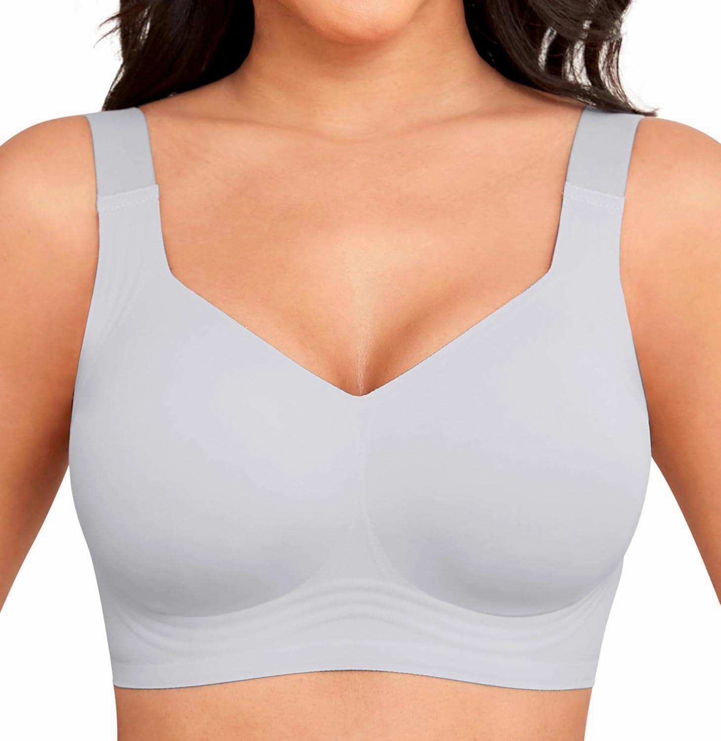 Women Wirefree Bras for Women Full Coverage No Underwire Everyday Bras Comfortable Wireless Padded Bras
