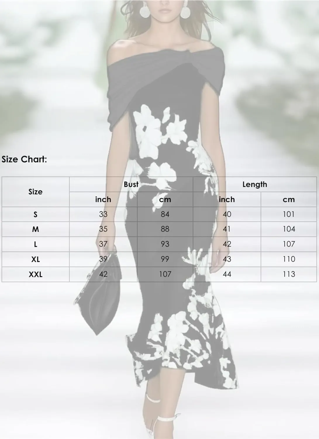 Womens 2025 Fashion Fresh Off Shoulder Floral Print Green Maxi Dress Slim Fit Summer Dress
