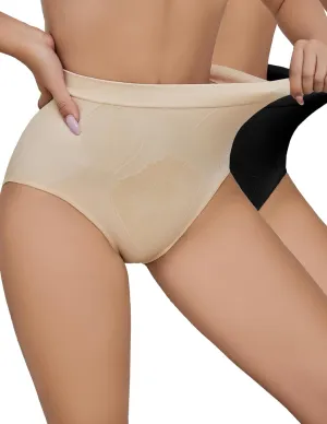 Women's Shapewear Tummy Control Jacquard Underwear for Women High Waist Shaping Panty Body Shaper Seamless Brief