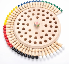Wooden Memory Chess Matching Game: Large Family Board Games for Kids and Adults, Montessori Preschool Learning Educational Toy for Toddler 3 4 5 6 7 8  Year Old, Birthday Gift for Boy Girl