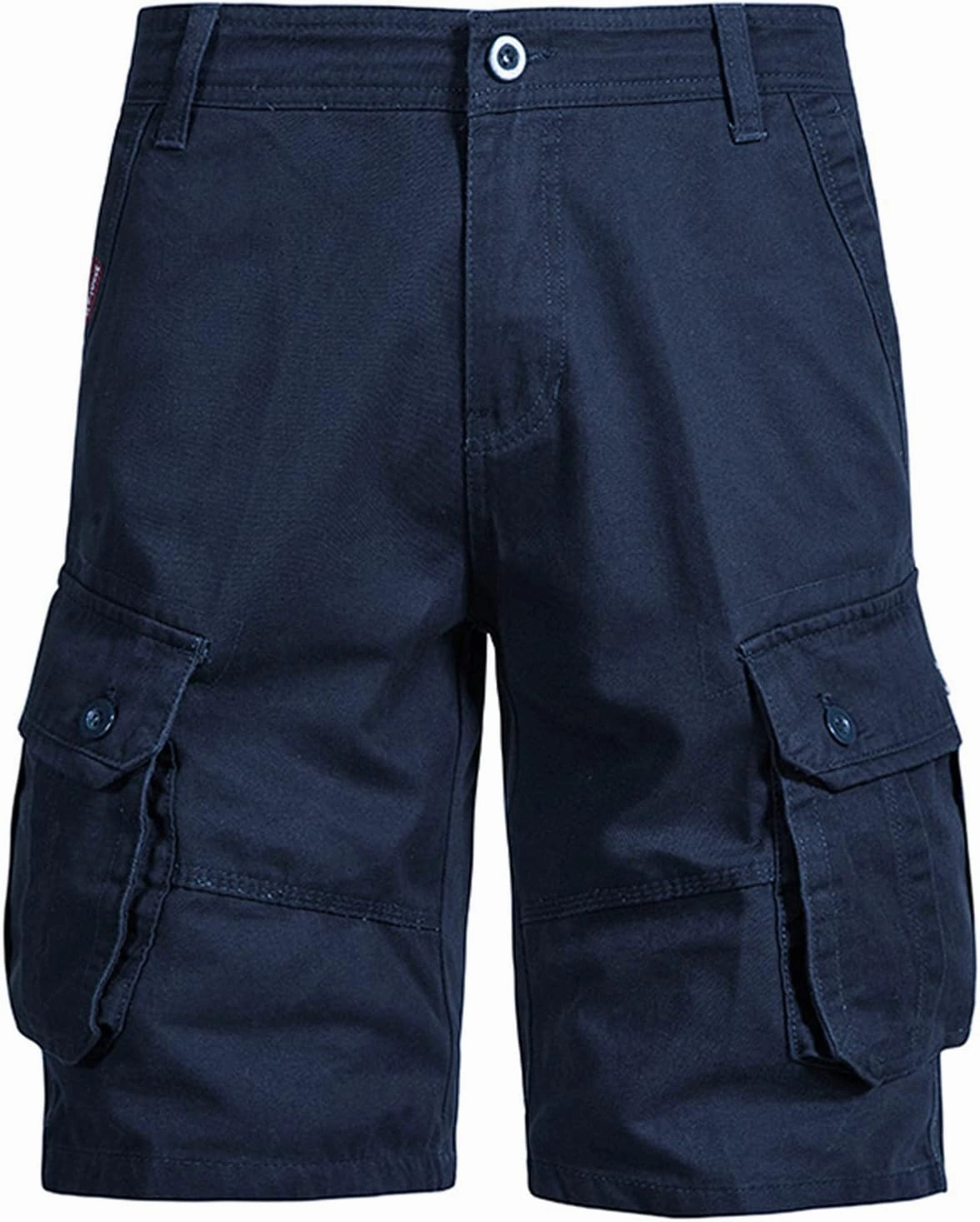 Workout Shorts Men 2023 Causal Flat-Front Khakis Cargo Shorts with Pockets Slim Fit Buckle Zipper Utility Shorts