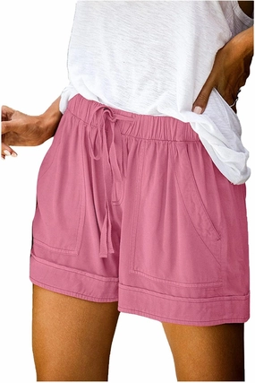 Workout Shorts Women Summers Plus Size Straight Leg Joggers Skiing Basic Solid Color Slacks Fitted Tall Hide Belly