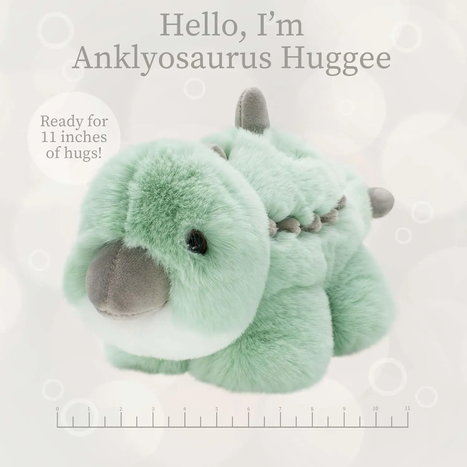 World’s Softest Small Baby Ankylosaurus Stuffed Animal for Baby, Toddler, Kids- Dinosaur Toy- Soft, Huggable Stuffed Ankylosaurus- Adorable Toy Made from Kid-Friendly, Quality Materials