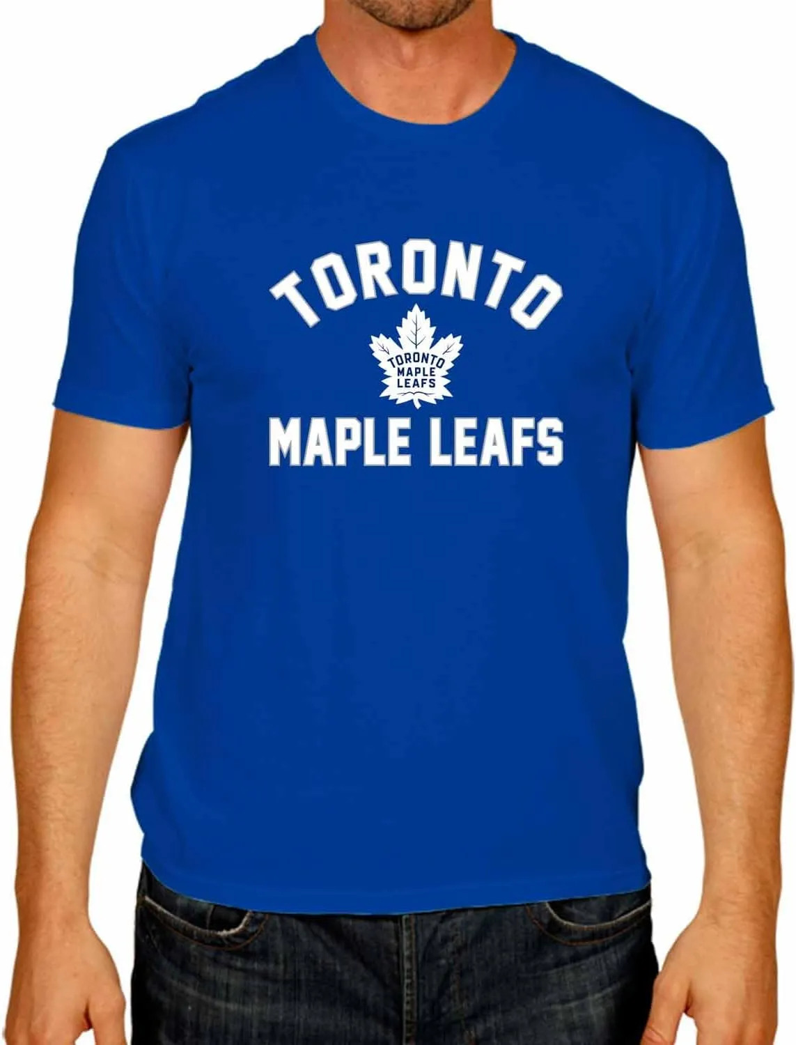 Wright & Ditson NHL Adult Game Day T-Shirt - 100% Cotton - Tagless Hockey Tee - Short Sleeve - Comfortable and Lightweight